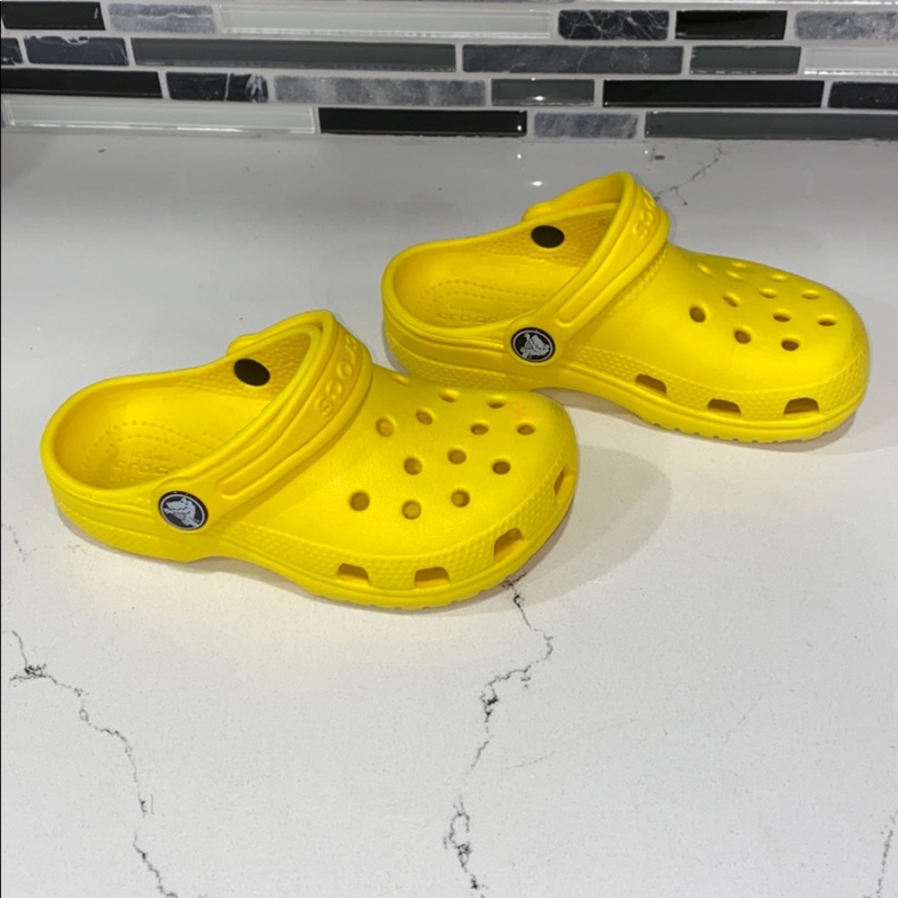 Crocs Yellow 10C